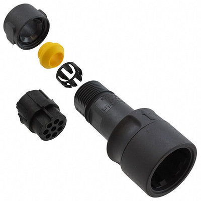PXP6011/08P/CR/0709 by Bulgin - CONNECTOR RECPT HSG MALE 8POS INLINE