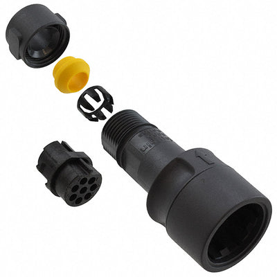 PXP6011/08S/CR/0709 by Bulgin - CONNECTOR RECPT HSG FMALE 8POS INLINE