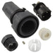 PXP7010/02P/ST/0709 by Bulgin - CONNECTOR PLUG MALE 2POS NICKEL SCREW