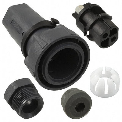 PXP7010/02S/ST/0507 by Bulgin - CONNECTOR PLUG FMALE 2P NICKEL SCREW