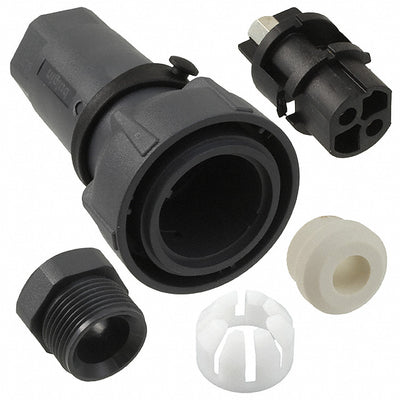 PXP7010/02S/ST/0709 by Bulgin - CONNECTOR PLUG FMALE 2P NICKEL SCREW