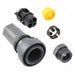 PXP7010/02S/ST/1113 by Bulgin - CONNECTOR PLUG FMALE 2P NICKEL SCREW