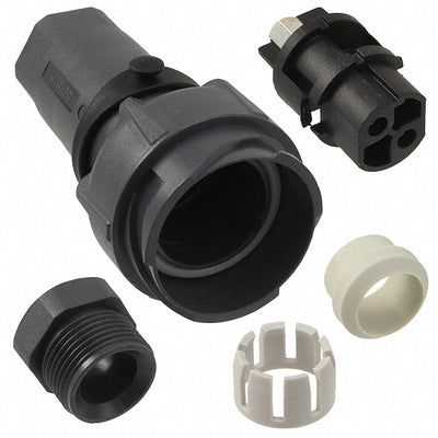 PXP7010/02S/ST/1315 by Bulgin - CONNECTOR PLUG FMALE 2P NICKEL SCREW