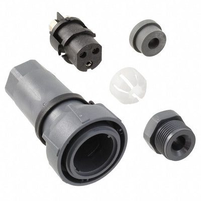PXP7010/03S/ST/0507 by Bulgin - CONNECTOR PLUG FMALE 3P NICKEL SCREW