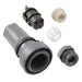 PXP7010/03S/ST/0709 by Bulgin - CONNECTOR PLUG FMALE 3P NICKEL SCREW