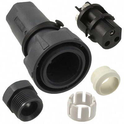 PXP7010/03S/ST/1315 by Bulgin - CONNECTOR PLUG FMALE 3P NICKEL SCREW