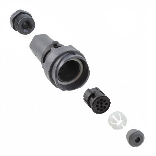PXP7010/10P/CR/0507 by Bulgin - CONNECTOR PLG HSG MALE 10POS INLINE