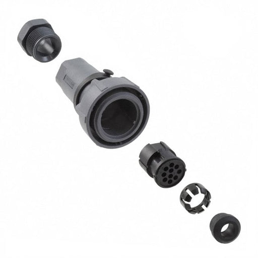 PXP7010/10P/CR/0911 by Bulgin - CONNECTOR PLG HSG MALE 10POS INLINE