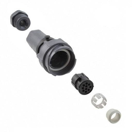 PXP7010/10P/CR/1315 by Bulgin - CONNECTOR PLG HSG MALE 10POS INLINE