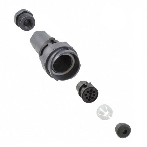 PXP7010/10S/CR/0507 by Bulgin - CONNECTOR PLG HSG FMALE 10POS INLINE