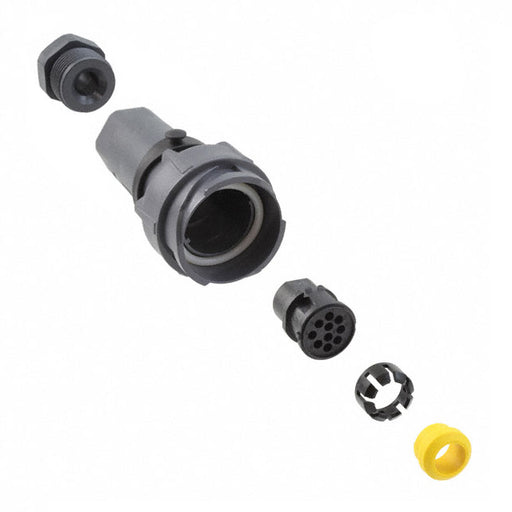 PXP7010/10S/CR/1113 by Bulgin - CONNECTOR PLG HSG FMALE 10POS INLINE