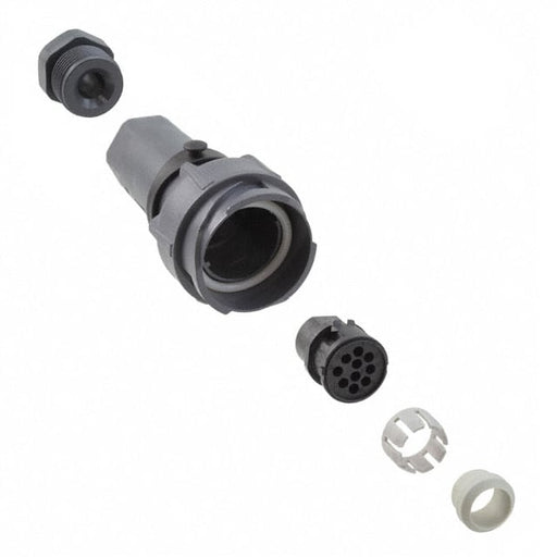 PXP7010/10S/CR/1315 by Bulgin - CONNECTOR PLG HSG FMALE 10POS INLINE