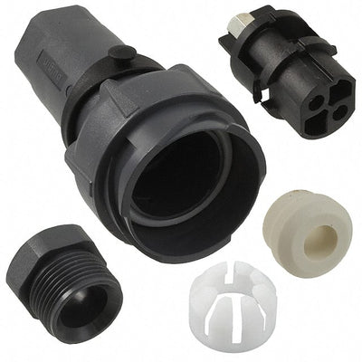 PXP7011/02S/ST/0507 by Bulgin - CONNECTOR RECPT FMALE 2P NICKEL SCREW