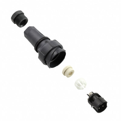PXP7011/03P/ST/0709 by Bulgin - CONNECTOR RECPT MALE 3POS NICKEL SCREW