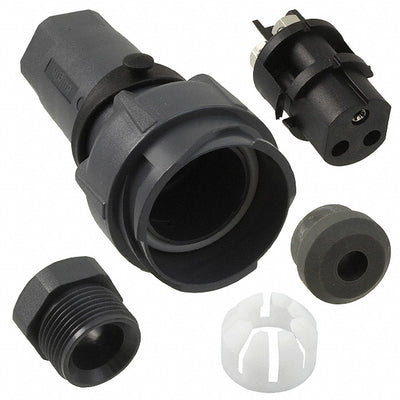 PXP7011/03S/ST/0507 by Bulgin - CONNECTOR RECPT FMALE 3P NICKEL SCREW