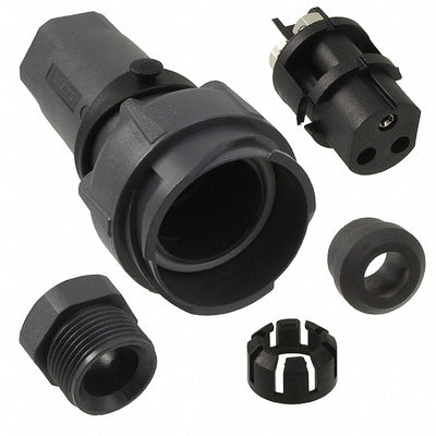 PXP7011/03S/ST/0911 by Bulgin - CONNECTOR RECPT FMALE 3P NICKEL SCREW