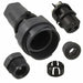 PXP7011/03S/ST/0911 by Bulgin - CONNECTOR RECPT FMALE 3P NICKEL SCREW