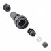 PXP7011/06S/ST/0507 by Bulgin - CONNECTOR RECPT FMALE 6P NICKEL SCREW