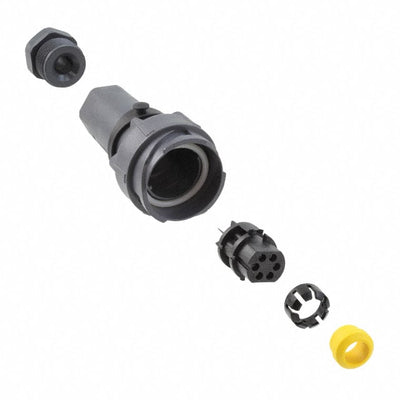 PXP7011/06S/ST/1113 by Bulgin - CONNECTOR RECPT FMALE 6P NICKEL SCREW