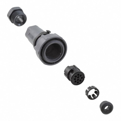 PXP7011/10P/CR/0911 by Bulgin - CONNECTOR RECPT HSG MALE 10POS INLINE