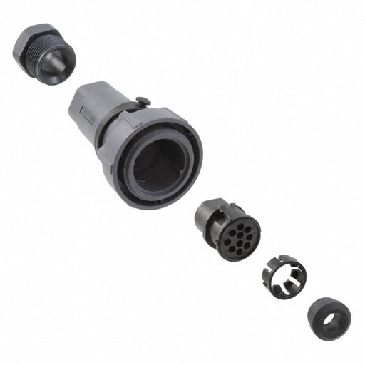 PXP7011/10S/CR/0911 by Bulgin - CONNECTOR RECPT HSG FMALE 10PS INLINE