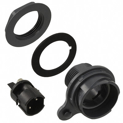PXP7012/02P/ST by Bulgin - CONNECTOR RECPT MALE 2POS NICKEL SCREW