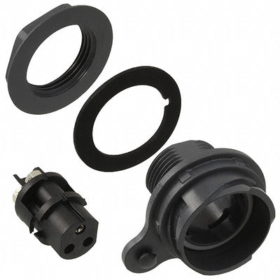 PXP7012/03S/ST by Bulgin - CONNECTOR RECPT FMALE 3P NICKEL SCREW