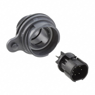 PXP7012/06P/ST by Bulgin - CONNECTOR RECPT MALE 6POS NICKEL SCREW