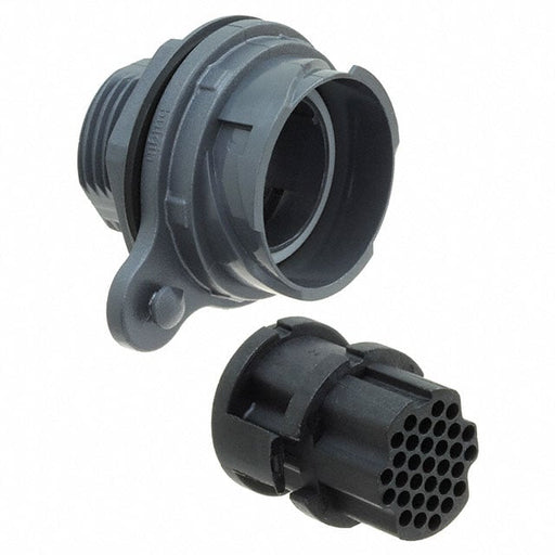 PXP7012/32S/CR by Bulgin - CONNECTOR RECPT HSG FMALE 32POS PNL MT