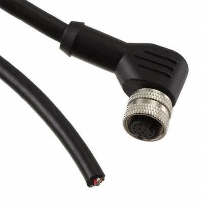 PXPPVC12RAF05BCL010PVC by Bulgin - CABLE CIRC 5POS FEM TO WIRE 3.28