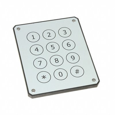 PZ120FS by APEM Inc. - SS KEYBOARD 12 KEY PIEZO FRONT M