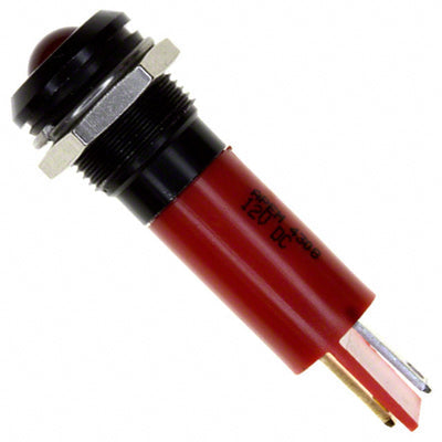 Q12P1BXXR12E by APEM Inc. - INDICATOR 12V 12MM PROMINENT RED