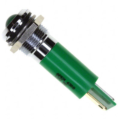 Q12P1CXXG12E by APEM Inc. - INDICATOR 12V 12MM PROMINENT GRN