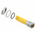 Q12P1CXXY24E by APEM Inc. - INDICATOR 24V 12MM PROMINENT YEL
