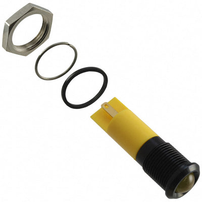 Q14P1BXXY110E by APEM Inc. - INDICATOR 110V 14MM PROM YELLOW