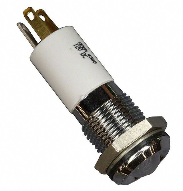 Q14P1CZZRYG12E by APEM Inc. - INDICATOR 12V 14MM PROM R/Y/G
