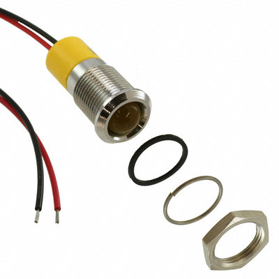 Q14P3CXXHY110E by APEM Inc. - LED PMI PROMINENT 110VAC YELLOW