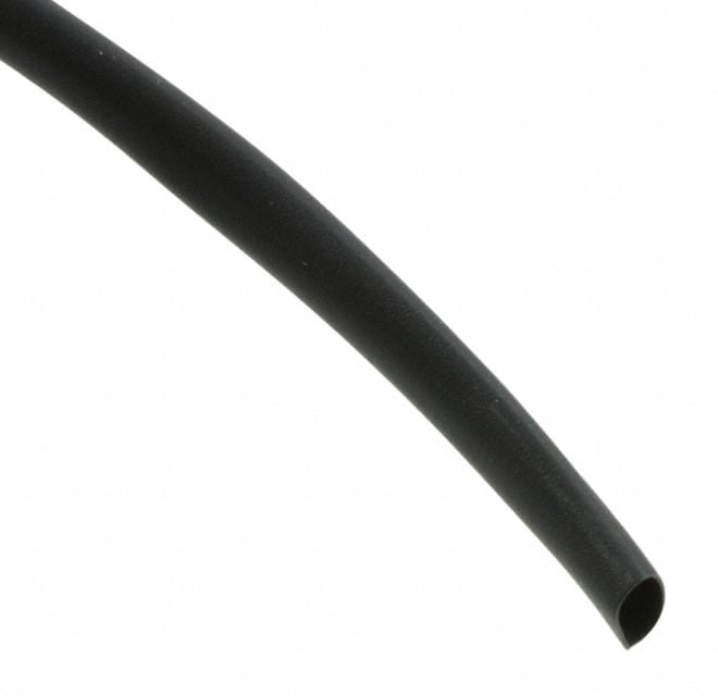 Q2-F3X-1/8-01-QB6IN-24 by Qualtek - HEATSHRINK POLY 1/8"" BLK 6"" 24PC