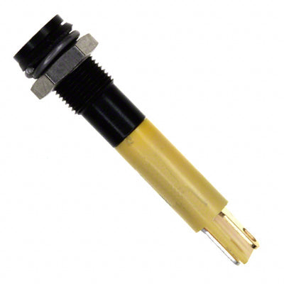 Q6F1BXXY24E by APEM Inc. - INDICATOR 24V 6MM FLUSH YELLOW