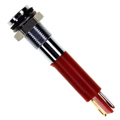 Q6F1CXXR12E by APEM Inc. - INDICATOR 12V 6MM FLUSH RED