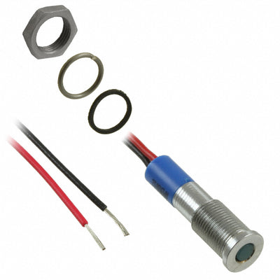 Q6F3CXXB12E by APEM Inc. - LED PANEL MOUNT INDICATOR BLUE