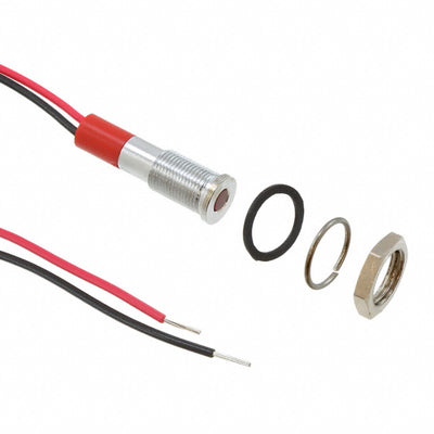 Q6F3CXXR24E by APEM Inc. - LED PANEL MOUNT INDICATOR RED