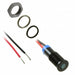 Q6F7BXXB02E by APEM Inc. - LED PM INDICATOR FLUSH BLUE