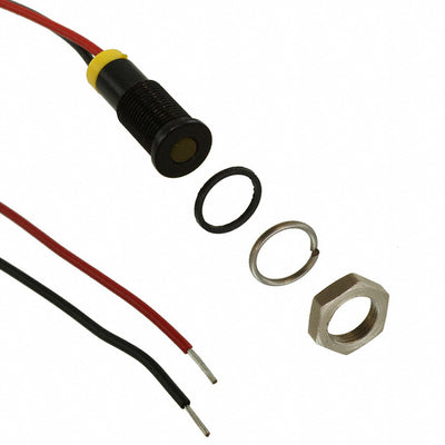 Q6F7BXXY02E by APEM Inc. - LED PM INDICATOR FLUSH YLW