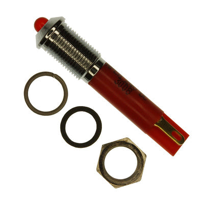 Q6P1CXXR24E by APEM Inc. - INDICATOR 24V 6MM PROMINENT RED