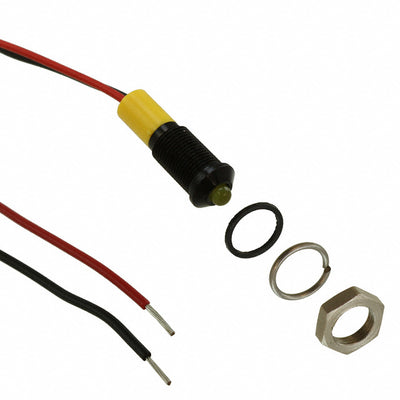 Q6P3BXXY24E by APEM Inc. - LED PM IND PROMINENT YLW