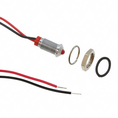 Q6P7CXXR02E by APEM Inc. - LED PM INDICATOR PROMINENT RED