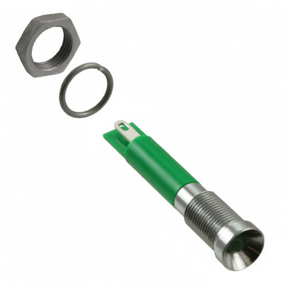 Q6R1CXXG24 by APEM Inc. - INDICATOR 24V 6MM RECESSED GRN