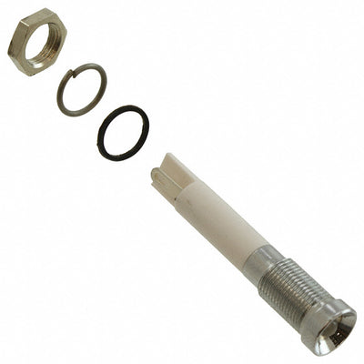 Q6R1CXXW24E by APEM Inc. - INDICATOR 24V 6MM RECESSED WHT