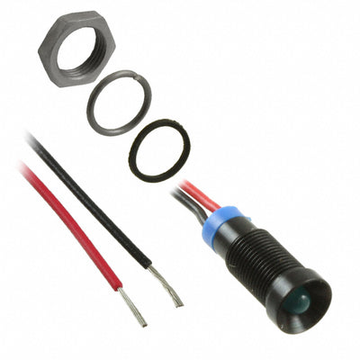 Q6R7BXXB02E by APEM Inc. - LED PM INDICATOR RECESSED BLUE